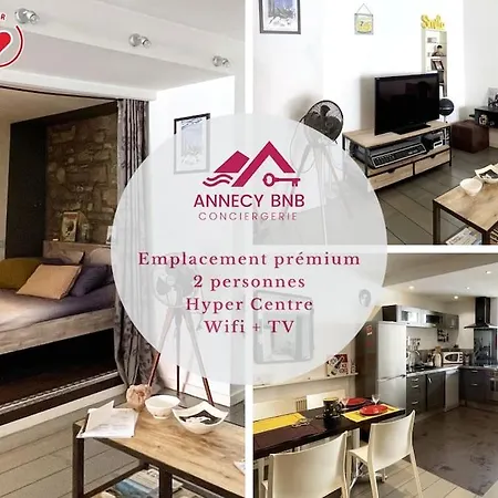 Sur Le Thiou, Cosy 2 Pers, En Vieille Apartment